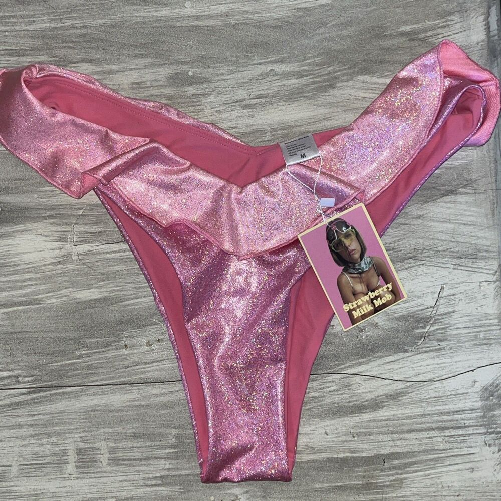 Strawberry Milk Mob Gumdrop Bikini Bottom